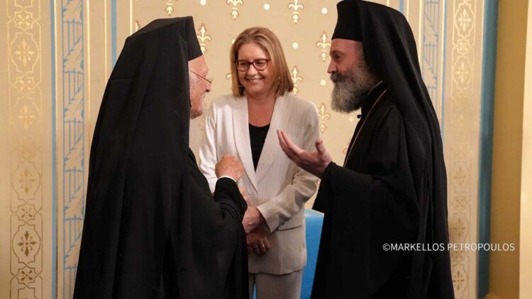 Δεξίωση προς τιμήν του Πατριάρχου από την Κυβερνήτρια και την Πρωθυπουργό της Βικτώριας