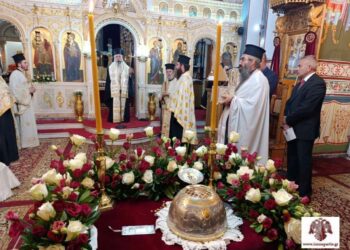 Με λαμπρότητα ο εορτασμός του Αγίου Ιωάννη του Μονεμβασιώτη στις Γούβες