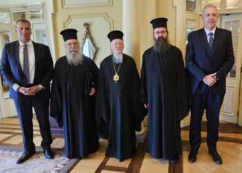 Συνάντηση Μητρ. Σπάρτης με τον Οικουμενικό Πατριάρχη