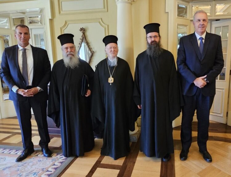 Συνάντηση Μητρ. Σπάρτης με τον Οικουμενικό Πατριάρχη