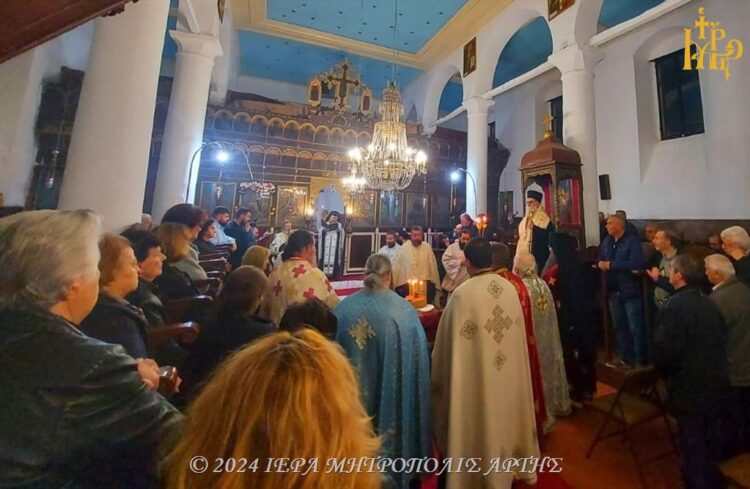 Πανηγυρικός Εσπερινός Εισοδίων της Θεοτόκου στην Άρτα