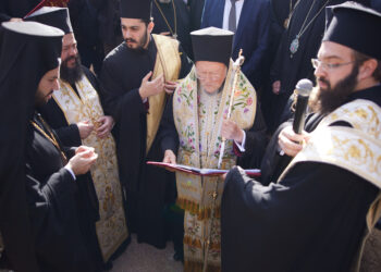 Εγκαίνια νέου Παιδικού Σταθμού και κατάθεση θεμελίου λίθου νέου Ιερού Ναού Ι.Μ. Νέας Ιωνίας από  τον Οικ. Πατριάρχη