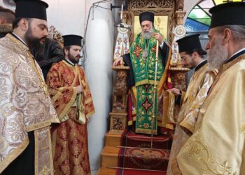 Ο Μέγας Εσπερινός του Αποστόλου Ανδρέου στο Καρποχώρι