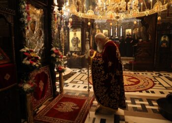 Το Ιερό Ησυχαστήριο των Αγίων Αυγουστίνου και Σεραφείμ του Σάρωφ τίμησε την Παναγία την Εσφαγμένη