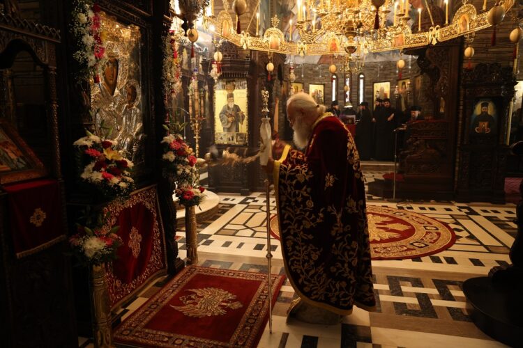 Το Ιερό Ησυχαστήριο των Αγίων Αυγουστίνου και Σεραφείμ του Σάρωφ τίμησε την Παναγία την Εσφαγμένη