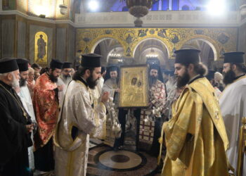 Ὑποδοχή τῆς Ἱερᾶς Εἰκόνος τῆς Βηματάρισσας, στήν Πάτρα