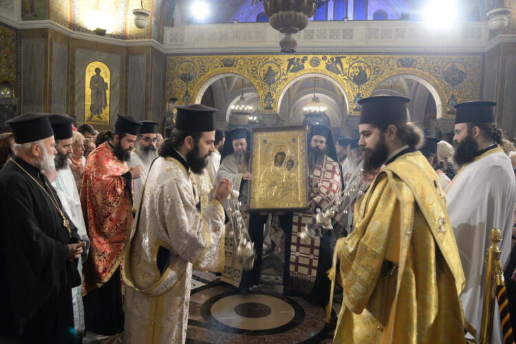 Ὑποδοχή τῆς Ἱερᾶς Εἰκόνος τῆς Βηματάρισσας, στήν Πάτρα