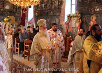 Σύναξις Παμμεγίστων Ταξιαρχών στην Ενορία Λουτροτόπου Άρτης