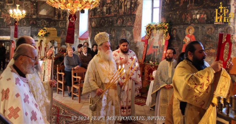 Σύναξις Παμμεγίστων Ταξιαρχών στην Ενορία Λουτροτόπου Άρτης