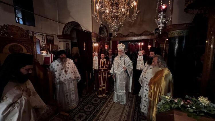 Ο ΕΠΙΣΚΟΠΟΣ ΣΚΟΠΕΛΟΥ ΝΙΚΟΔΗΜΟΣ ΣΤΗΝ Ι. ΜΟΝΗ ΑΓ. ΓΕΩΡΓΙΟΥ ΗΛΙΩΝ