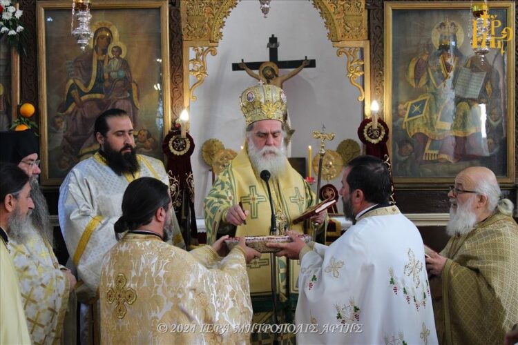 Η εορτή του Αγίου Δαμασκηνού του Στουδίτου στην Άρτα