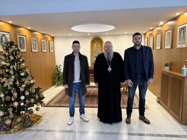 Ο Δήμαρχος Τυρνάβου στον Μητρ. Λαρίσης