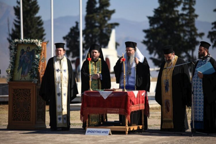 Δοξολογία για την Εορτή της Πολεμικής Αεροπορίας στην 110 Πτέρυγα Μάχης