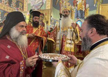 Ο Φθιώτιδος Συμεών στην πανήγυρη του Ι.Ν. Αγίου Γεωργίου Παπάγου