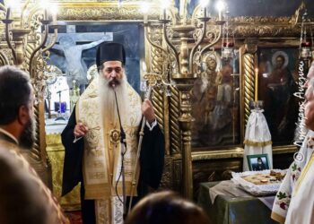 Φθιώτιδος Συμεών: «Προσευχόμεθα με πολλή ευγνωμοσύνη για τον όσιο Γέροντα Αμβρόσιο τον Λάζαρη»