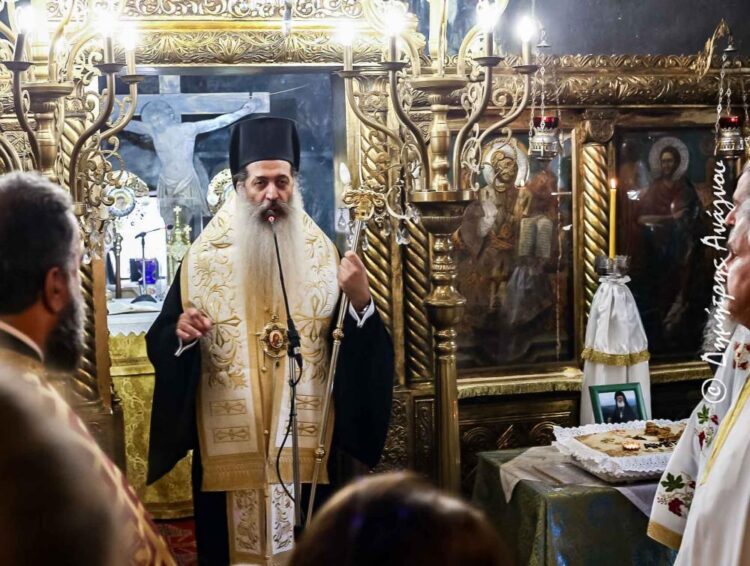 Φθιώτιδος Συμεών: «Προσευχόμεθα με πολλή ευγνωμοσύνη για τον όσιο Γέροντα Αμβρόσιο τον Λάζαρη»