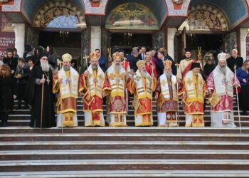 Με λαμπρότητα εορτάστηκε στην Κατερίνη η μνήμη της Πολιούχου Μεγαλομάρτυρος και Νύμφης του Χριστού Αικατερίνης