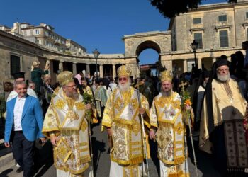 Η ΛΙΤΑΝΕΙΑ ΤΟΥ ΣΚΗΝΩΜΑΤΟΣ ΤΟΥ ΑΓΙΟΥ ΣΠΥΡΙΔΩΝΟΣ ΣΤΗΝ ΚΕΡΚΥΡΑ