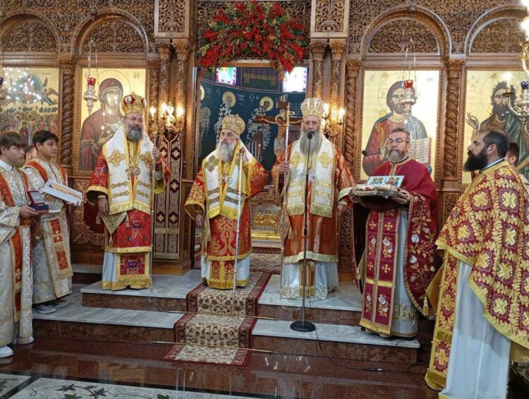 Αρχιερατικό Συλλείτουργο προεξάρχοντος του Αρχιεπισκόπου Κρήτης στον Καθεδρικό Ναό  Κατερίνης