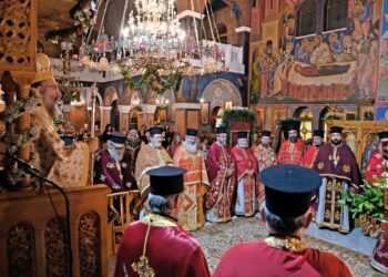 ΙΕΡΑ ΑΓΡΥΠΝΙΑ ΓΙΑ ΤΗ ΛΗΞΗ ΤΟΥ ΕΟΡΤΑΣΤΙΚΟΥ ΔΕΚΑΗΜΕΡΟΥ ΤΩΝ ΑΓΙΩΝ ΤΕΣΣΑΡΩΝ ΜΑΡΤΥΡΩΝ ΣΤΟ ΡΕΘΥΜΝΟ