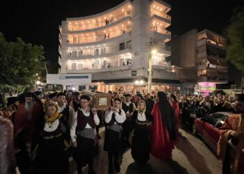 Μεθέορτος Εσπερινός και λιτάνευση Ιερού Σκηνώματος Αγίου Γεωργίου του Νεαπολίτου στη Ν. Ιωνία