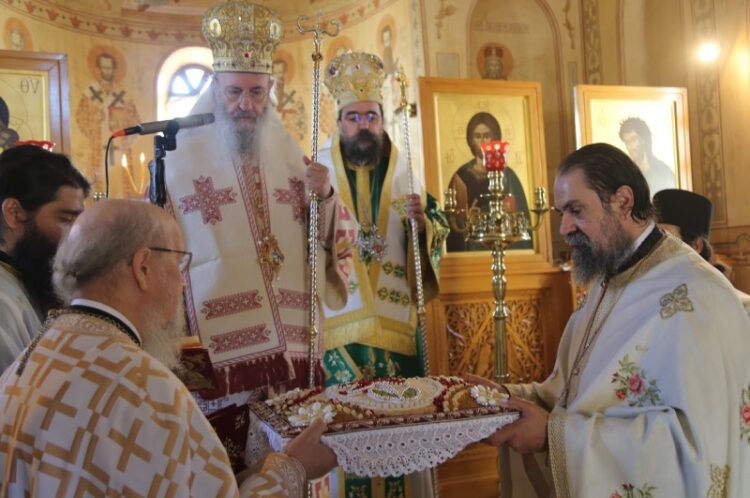 Ἀρχιερατικὸ Συλλείτουργο γιὰ τὸν Ὅσιο Δαϋὶδ στὴν Ναύπακτο