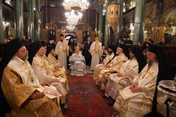 Χειροτονία νέου Πρεσβυτέρου από τον Οικουμενικό Πατριάρχη  στο Πέρα