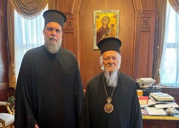 Υποδοχή της Α.Θ.Π. του Οικουμενικού Πατριάρχη κ.κ. Βαρθολομαίου στην Ι.Μ. Νέας Ιωνίας