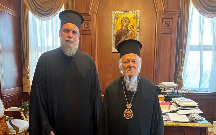 Υποδοχή της Α.Θ.Π. του Οικουμενικού Πατριάρχη κ.κ. Βαρθολομαίου στην Ι.Μ. Νέας Ιωνίας