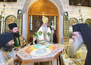 Η εορτή του Οσίου Νείλου του Μυροβλύτου στην Ιερά Μητρόπολη Πειραιώς