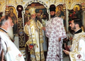 Εις Διάκονον χειροτονία και απονομή οφφικίων  από τον Μητρ. Σπάρτης