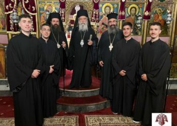 Τέσσερα αδέλφια χειροθετήθηκαν Αναγνώστες στην Μυρτέα