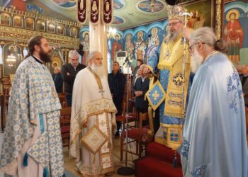 Η εορτή των Παμμεγίστων Ταξιαρχών στο Παλαιό Κοιμητήριο Λάρισας