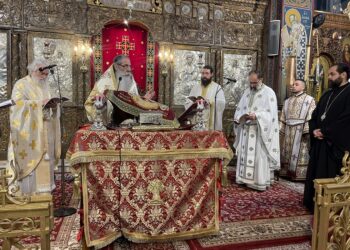 Η Θεία Λειτουργία του Αγίου Αμβροσίου Επισκόπου Μεδιολάνων στον Ιερό Ναό Αγίας Παρασκευής Καλλιπόλεως