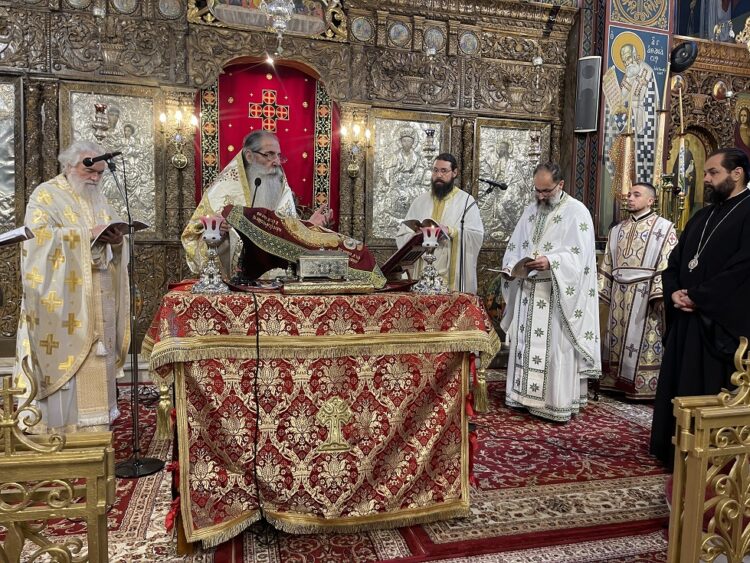 Η Θεία Λειτουργία του Αγίου Αμβροσίου Επισκόπου Μεδιολάνων στον Ιερό Ναό Αγίας Παρασκευής Καλλιπόλεως