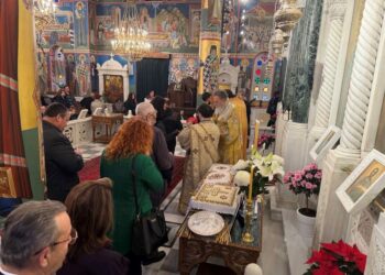 Ο ΜΗΤΡΟΠΟΛΙΤΗΣ ΧΑΛΚΙΔΟΣ ΣΤΟΝ ΟΣΙΟ ΙΩΑΝΝΗ ΤΟΝ ΡΩΣΣΟ