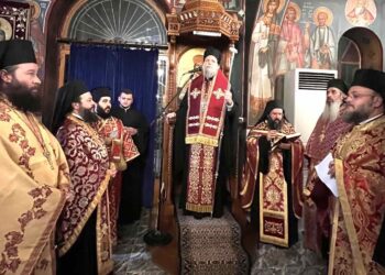 Μέγας Εσπερινός Αγίου Ελευθερίου στη Ν. Ιωνία