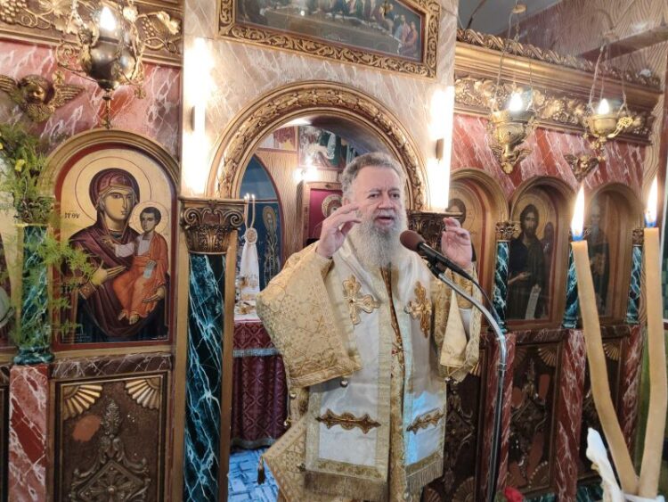 Η ΠΑΝΗΓΥΡΙΣ ΤΟΥ ΑΓΙΟΥ ΙΕΡΟΜΑΡΤΥΡΟΣ ΕΛΕΥΘΕΡΙΟΥ ΣΤΟ ΚΑΤΑΣΤΗΜΑ ΚΡΑΤΗΣΗΣ ΧΑΛΚΙΔΟΣ