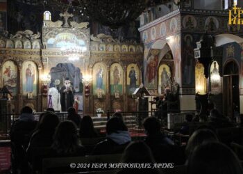 Θεία Λειτουργία για μαθητές στην ενορία Αγίου Γεωργίου Κομποτίου Άρτης