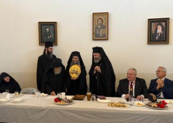 Ολοκάρδιες ευχές του Αρχιεπισκόπου Αυστραλίας στον εορτάζοντα Γέροντα Στέφανο Παντανασσιώτη