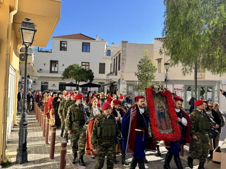 ΤΟ ΡΕΘΥΜΝΟ ΕΟΡΤΑΣΕ ΤΗΝ ΠΟΛΙΟΥΧΟ ΤΟΥ ΑΓΙΑ ΒΑΡΒΑΡΑ
