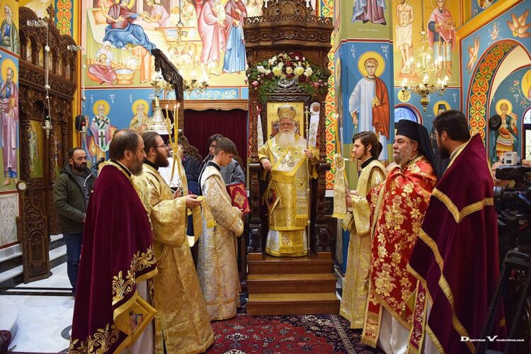 Πανηγύρισε ο Ναός του Αγίου Ελευθερίου στον Βόλο