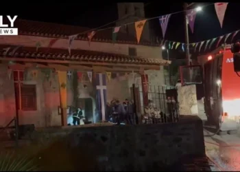 Μυστράς: Φωτιά προκάλεσε σοβαρές ζημιές στην εκκλησία του Αγίου Σπυρίδωνα