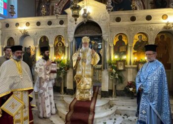 Ο Κερκύρας Νεκτάριος στους Παξούς