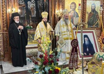 Εξάμηνο μνημόσυνο του αειμνήστου  Μητροπολίτου Αγαθονίκου στην Κατερίνη