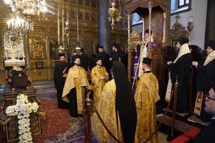 Η κηδεία του αειμνήστου Λεωνίδου Αστέρη, Άρχοντος Πρωτοψάλτη της Αγίας του Χριστού Μεγάλης Εκκλησίας