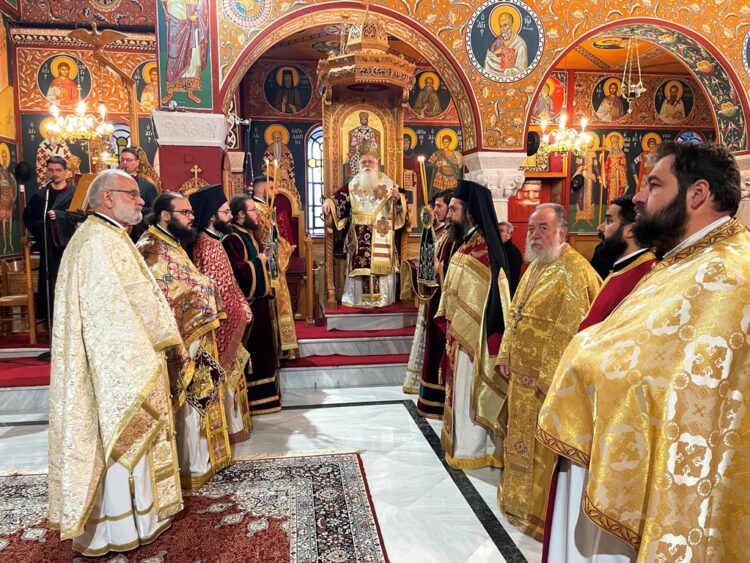 Η εορτή της Συνάξεως της Υπεραγίας Θεοτόκου στην Ευαγγελίστρια της Ν. Ιωνίας