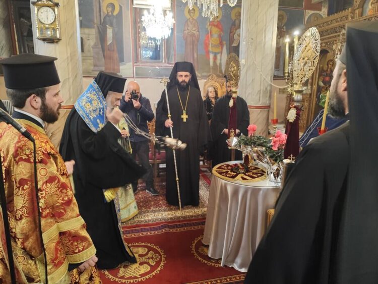 Υποδοχή Λειψάνου του Οσίου Θεοδοσίου του κοινοβιάρχου στα Φάρσαλα