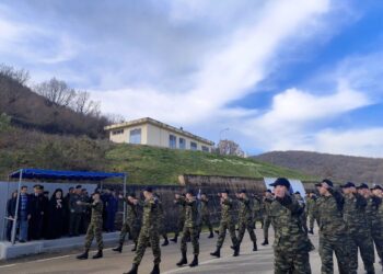 Ορκωμοσία 158 νέων Στρατονόμων και Αερονόμων από τον Μητροπολίτη Θεσσαλιώτιδος