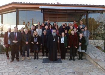 ΕΠΙΜΟΡΦΩΣΗ ΚΑΙ ΚΟΠΗ ΒΑΣΙΛΟΠΙΤΑΣ ΤΩΝ ΘΕΟΛΟΓΩΝ ΤΗΣ ΠΙΕΡΙΑΣ  ΣΤΗΝ ΙΕΡΑ ΜΗΤΡΟΠΟΛΗ  ΚΙΤΡΟΥΣ